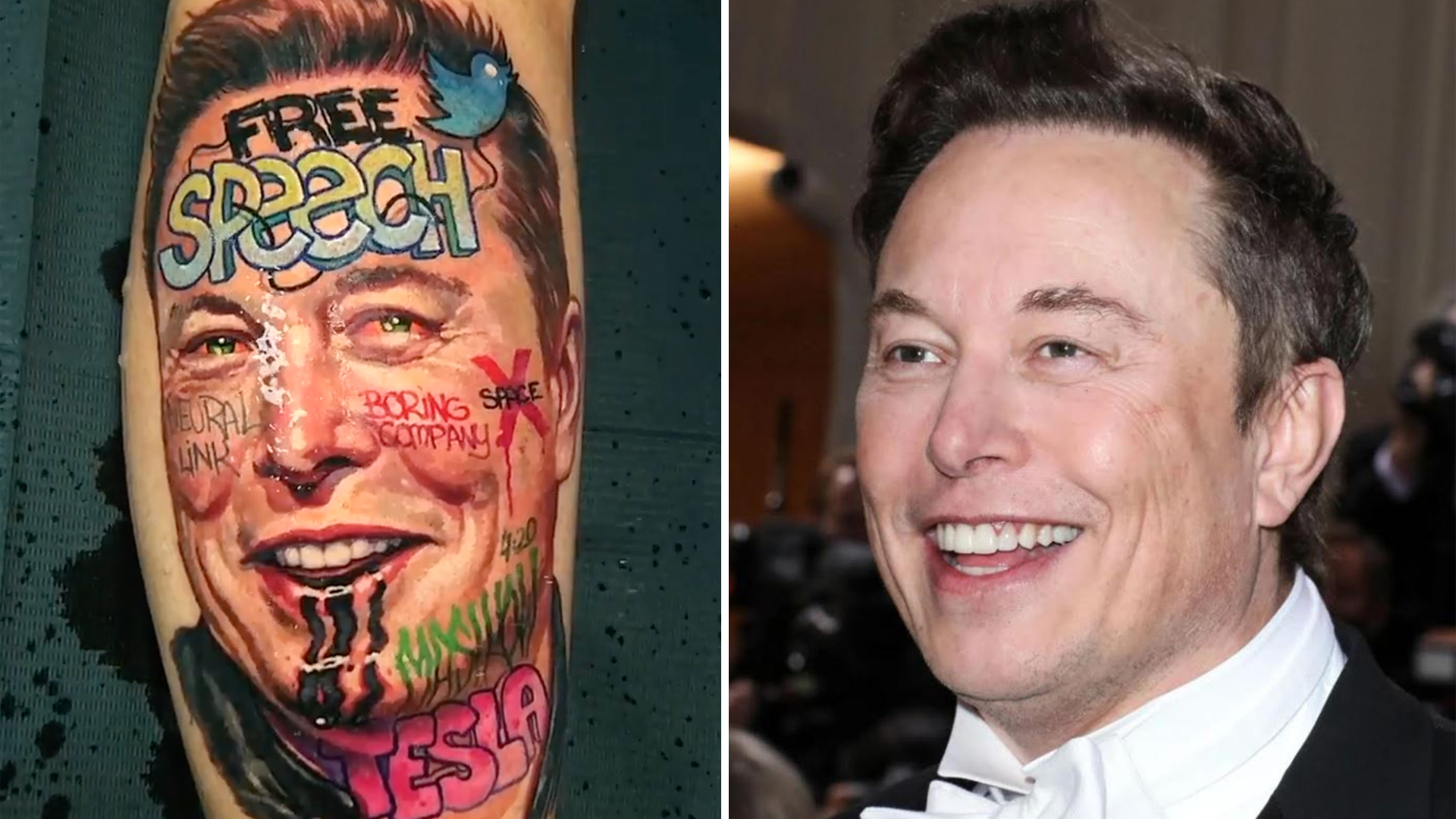 Elon Musk tattoo
